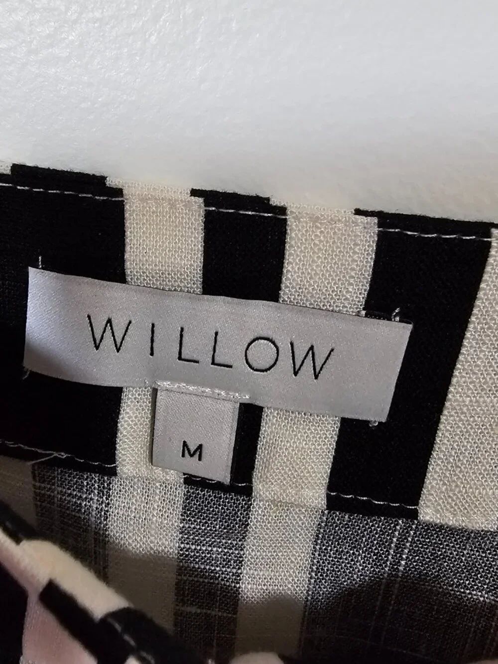 NWT WILLOW 2 PC TANK TOP AND PANTS STRIPED WHITE BLACK SIZE S/M - Picture 12 of 16